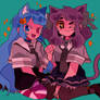 just two neko girls