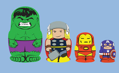 Avengers Shirt -- Li'l Vengers