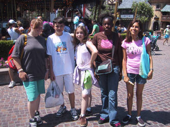 Friends at Disneyland