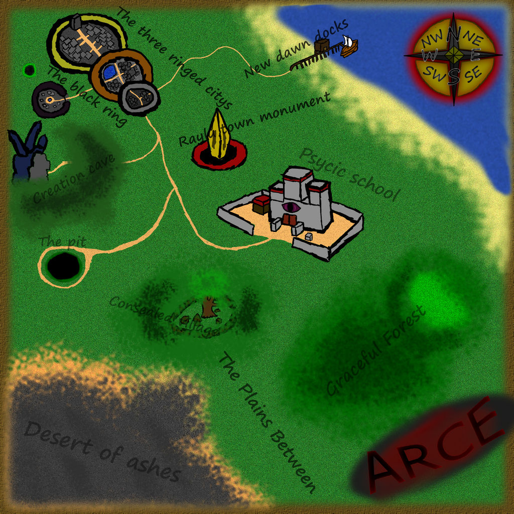 Arcem Map Arce map by ZackSeypher on DeviantArt