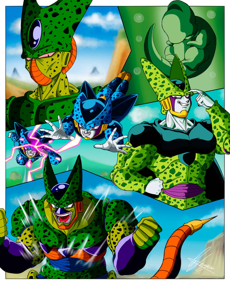 DBZ|Cell Evolution by PhilippeVegas on DeviantArt