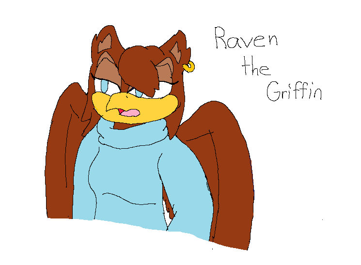 Raven the Griffin by JustAGhosty on DeviantArt