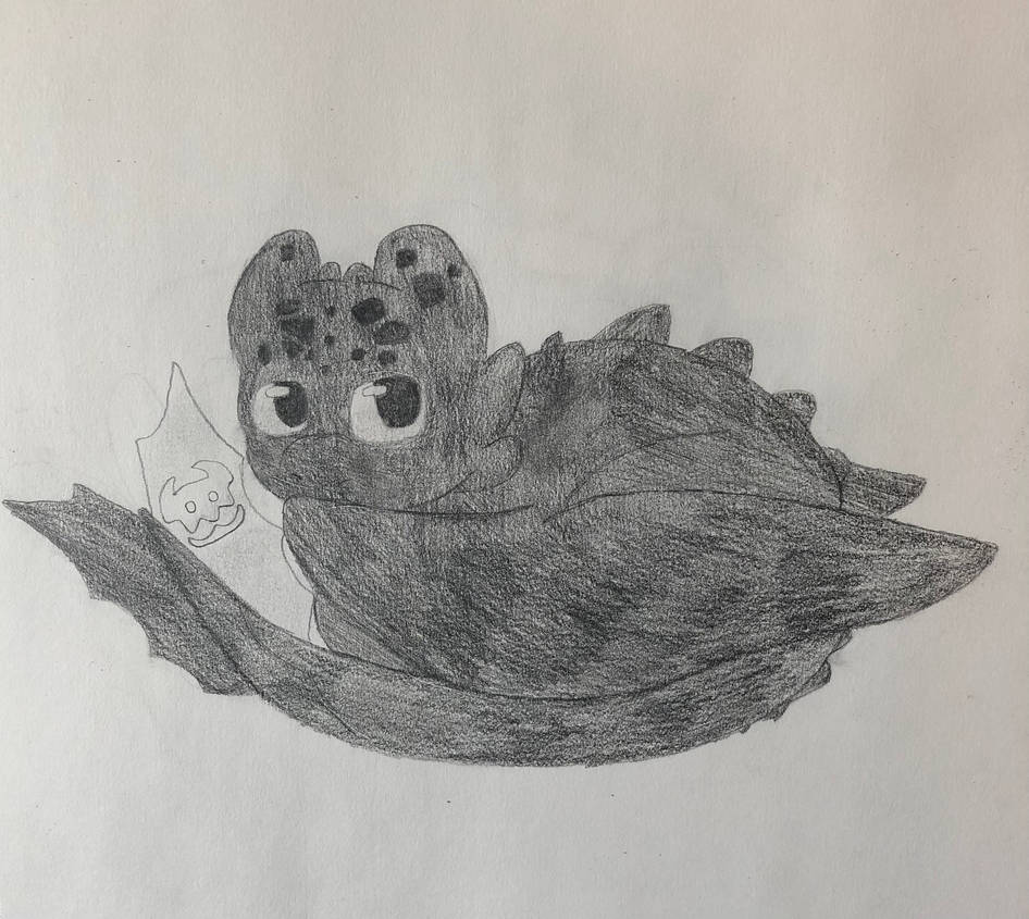 Toothless sketch by JustAGhosty on DeviantArt