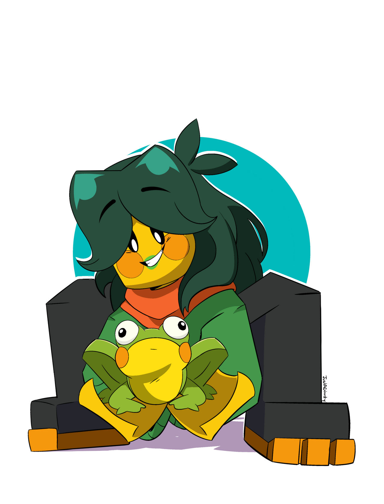 Ribbit by JustAGhosty on DeviantArt