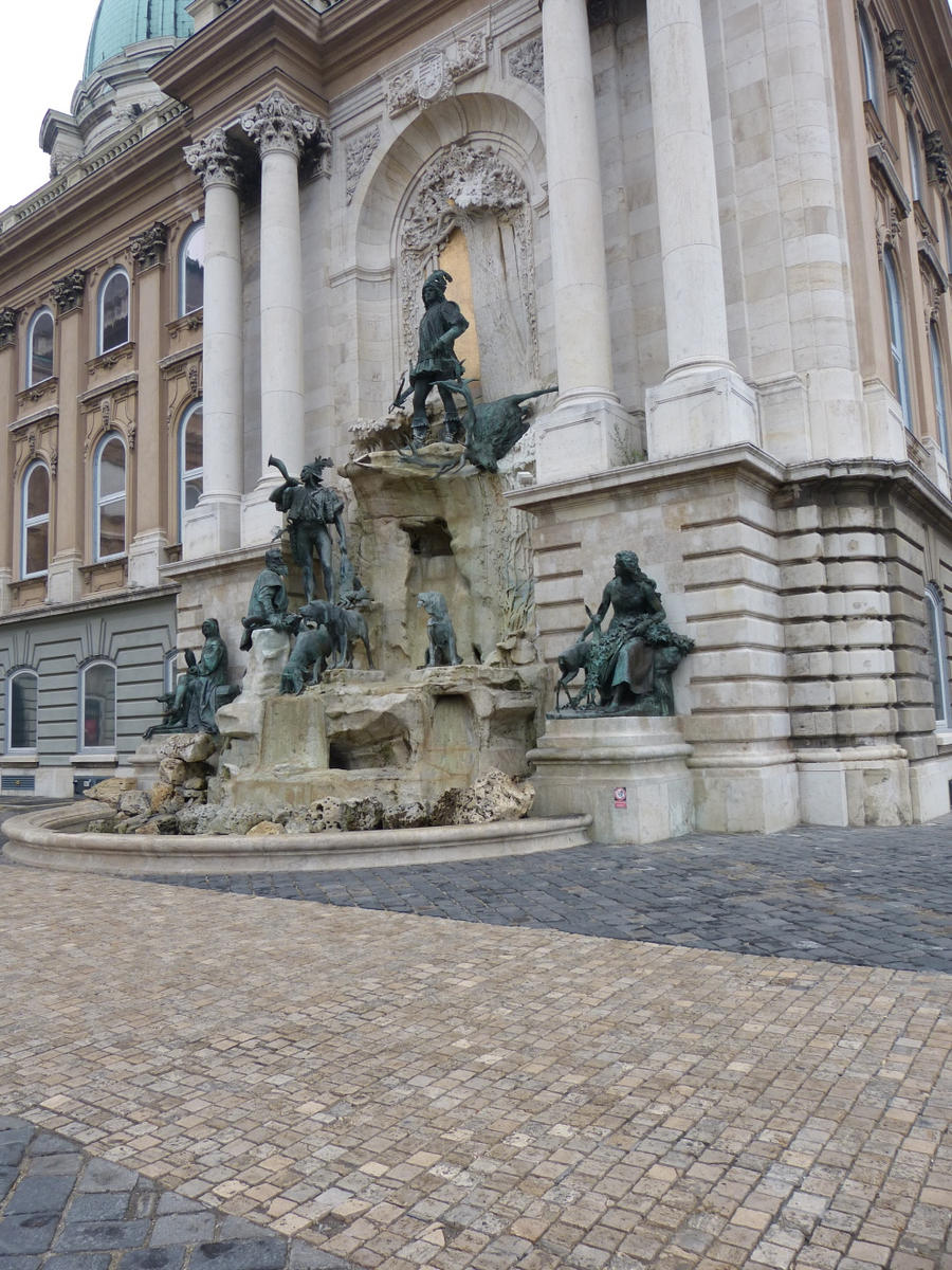 Monument at Buda Castle, different angle