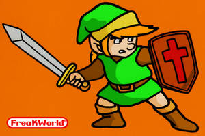 Real Link in first Legend of Zelda
