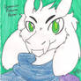 Dreemurr-Reborn Asriel half card