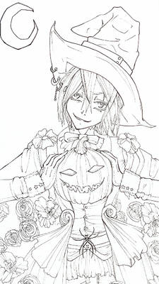 Happy Halloween -lineart-