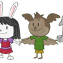 Elinor, Ari, Olive T-Pose (PNG) [Almost]