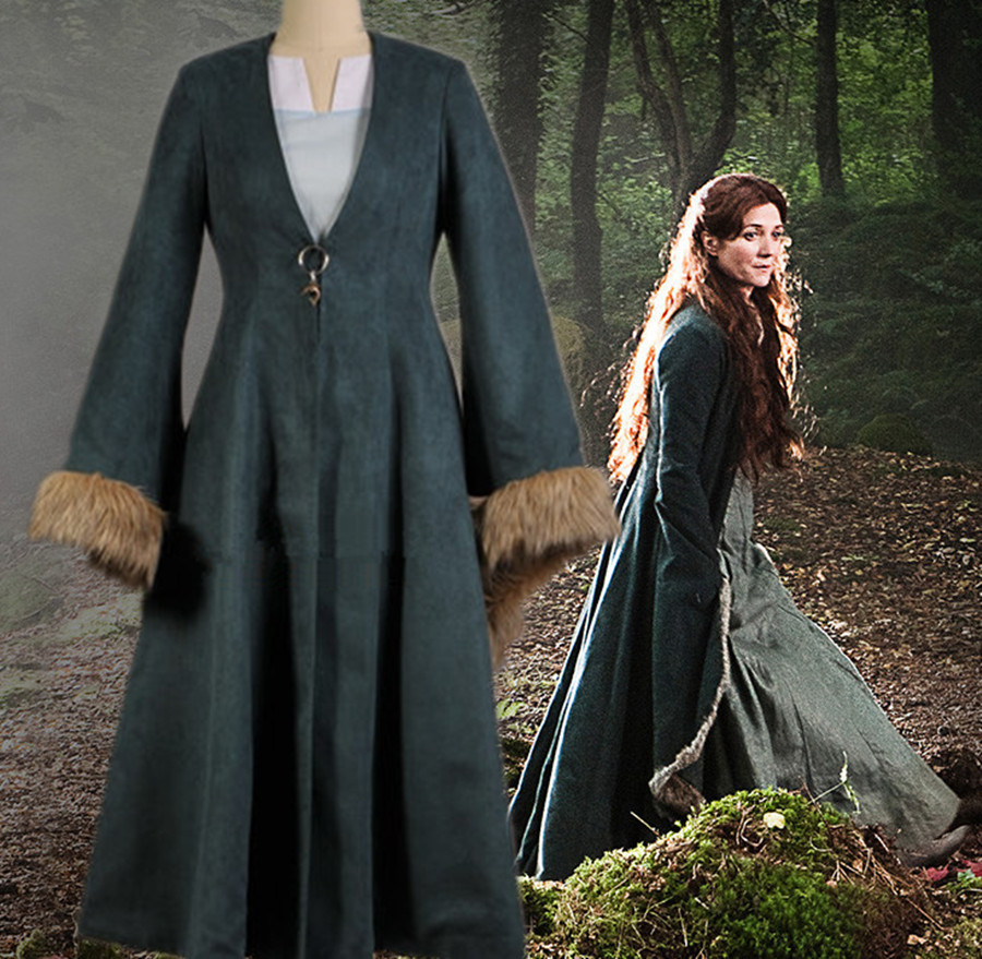 Game of Thrones Cosplay Catelyn Stark  Dress Costu