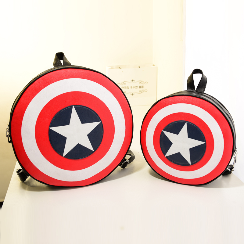 Captain America Shield Logo Backpack Bag