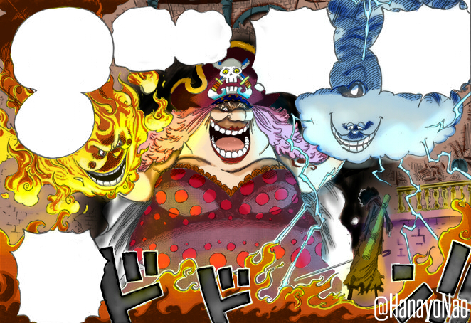 One Piece 851 - Big Mom VS Brook colored version