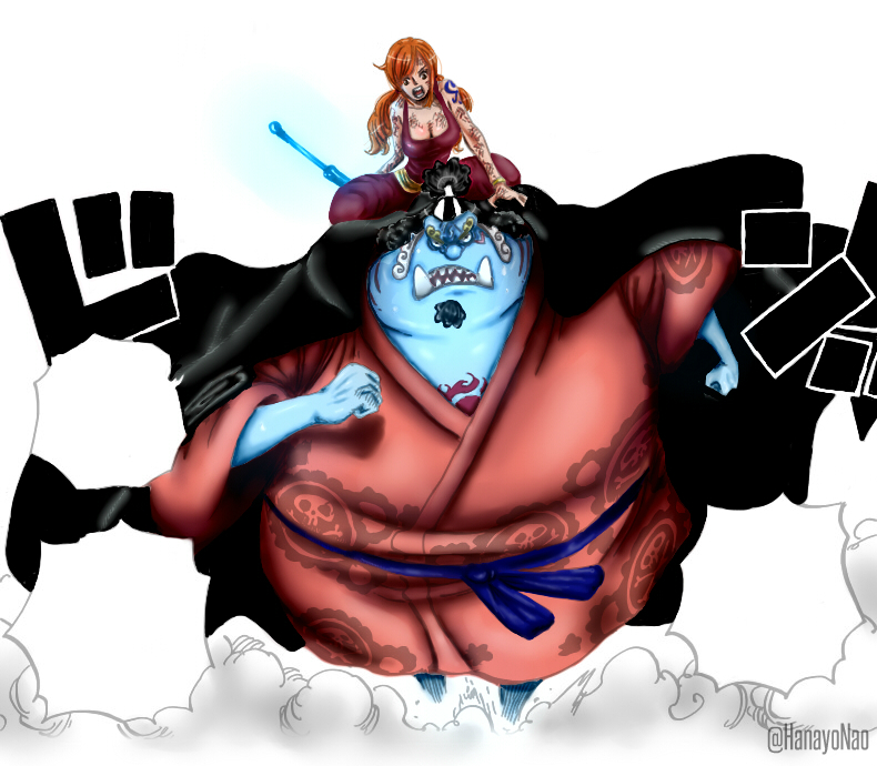 One Piece 854 Jinbei And Nami Colored Version By Hanayo Nao On Deviantart