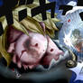 One Piece 856 - Luffy punch Sanji colored version