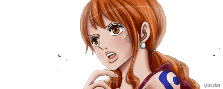 One Piece 856 Nami Thinking Colored Version By Hanayo Nao On Deviantart