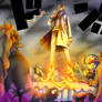One Piece 865 - Sanji faces Jajji coloring