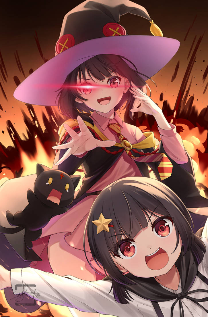 Megumin Scare Megumin by SkynetRailgun on DeviantArt
