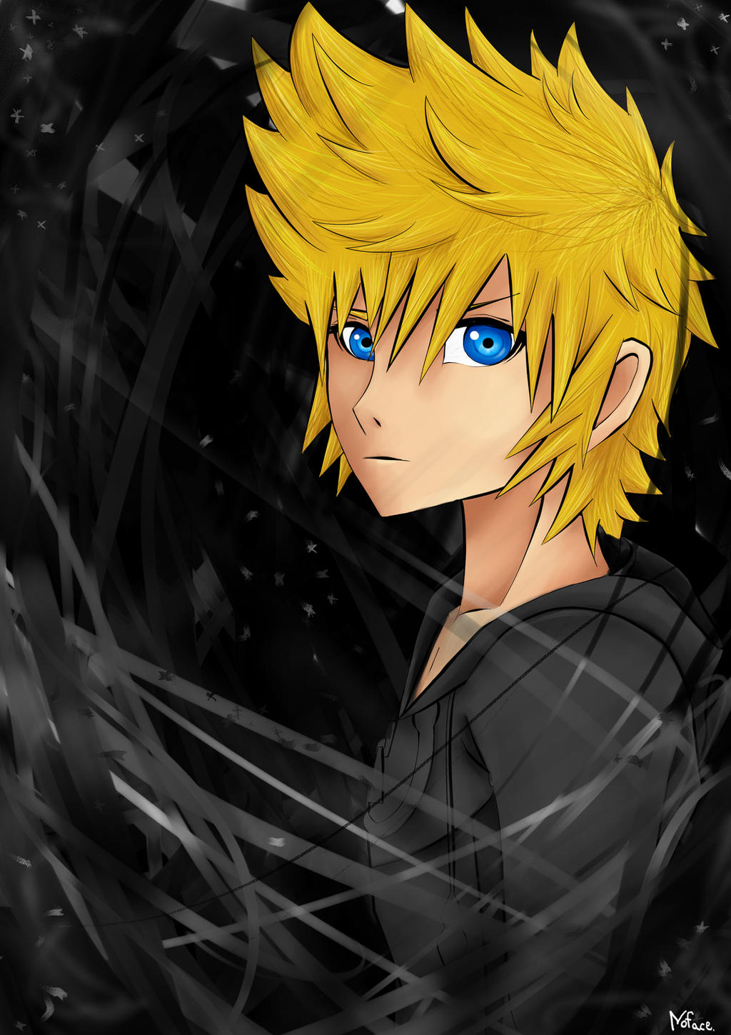 Kh Roxas Roxas - Kingdom Hearts. by NoFaceDoodles on DeviantArt