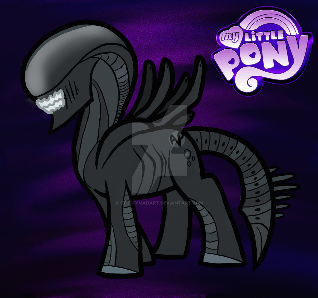 MLP Alien by StuffyMadArt on DeviantArt