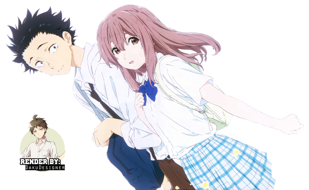 Render Ishida And Nishimiya Koe No Katachi By Dakudesigner On Deviantart