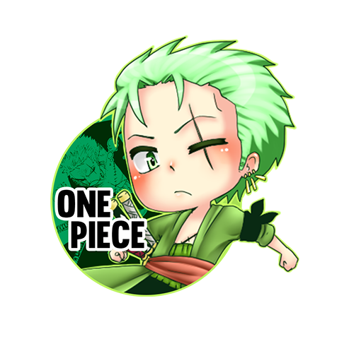 Zoro Logo : One Piece Zoro Logo Sticker By Robin Redbubble - Search and
