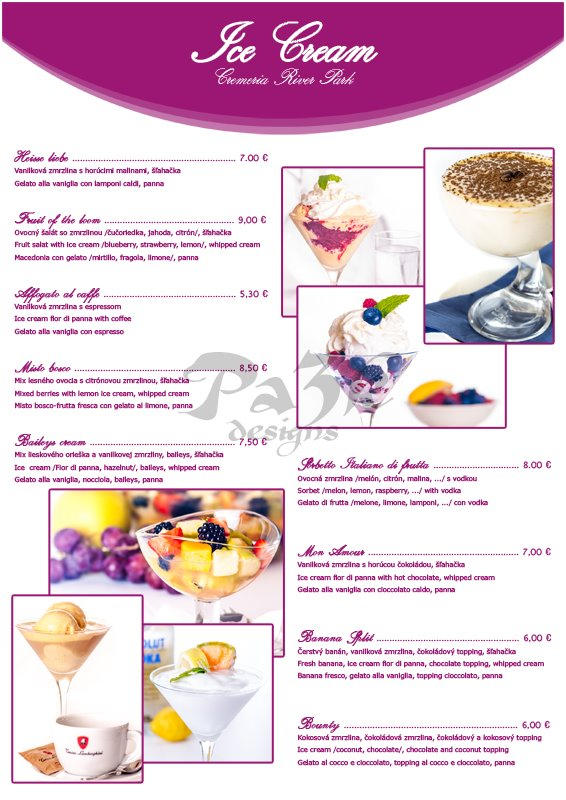 Ice Main Menu Ice Cream menu by patres10 on DeviantArt
