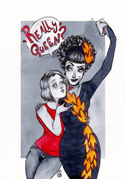 Hayley and Bianca del Rio - Commission