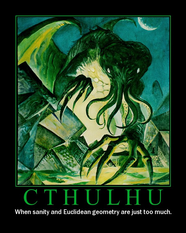 Cthulhu motivational poster