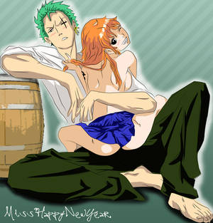 Zoro and Nami Hanging Out