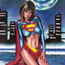 Supergirl On The Beach