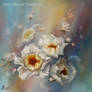 Wild Roses/ oil painting