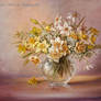 Narcissi / Oil painting on canvas