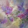 Flowers Lilacs Impression/ oil painting