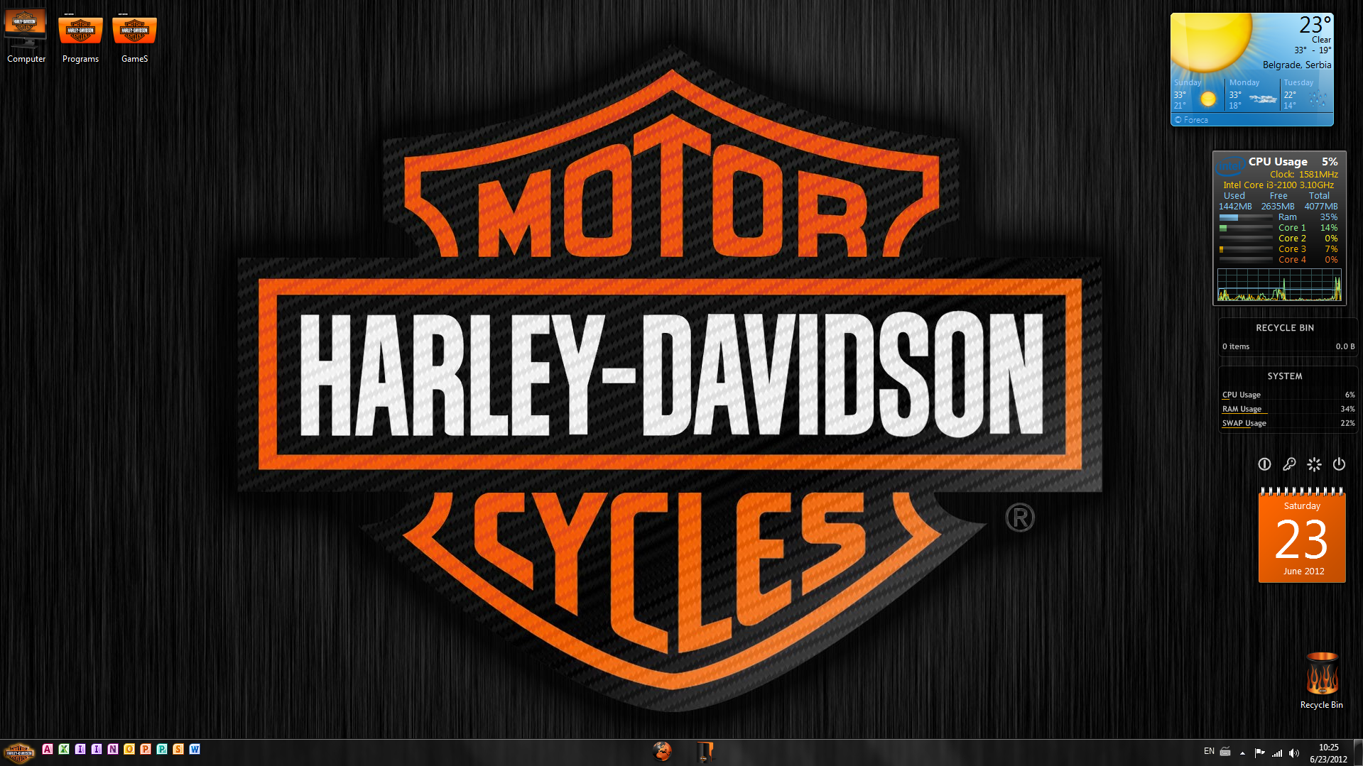 Harley Davidson desktop v2