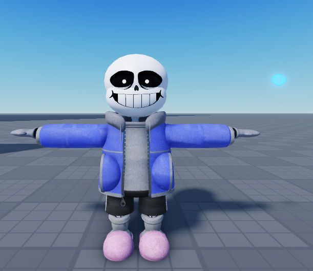 new sans model by mystiiiccc on DeviantArt
