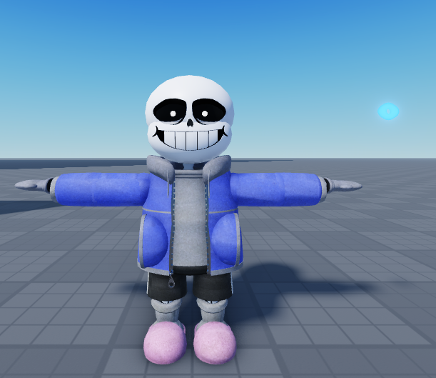 new sans model by mystiiiccc on DeviantArt