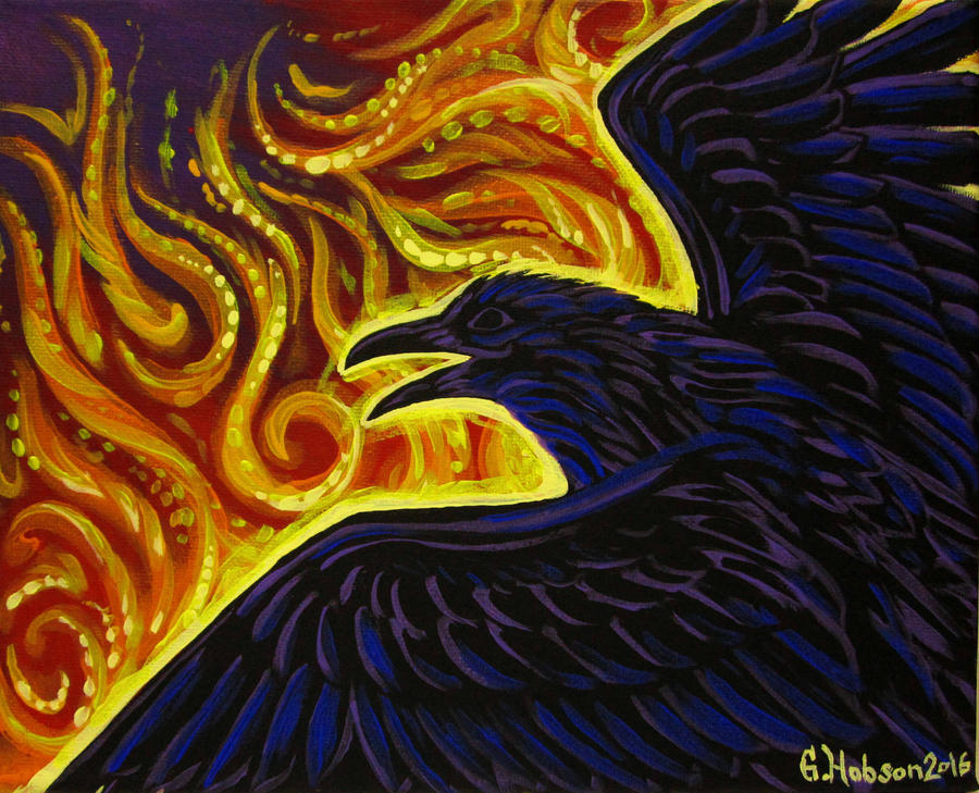 Raven Firework Raven Fire by MitziMonster on DeviantArt