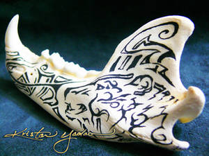 Bear Jaw Tribal Painting