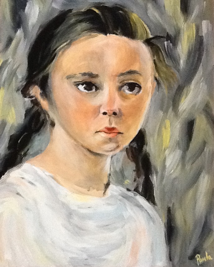 Portrait of a little girl