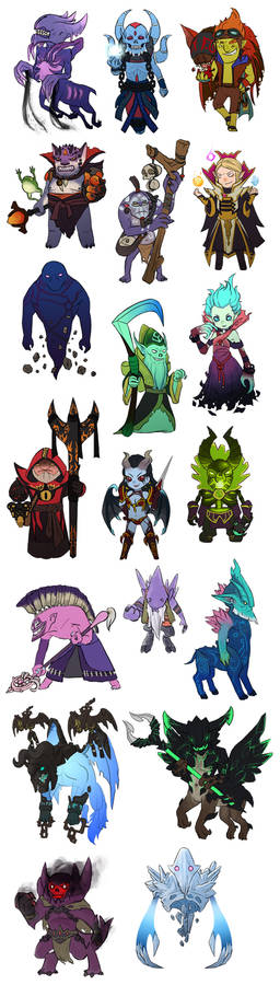 Dota 2 DIre INT mini heroes