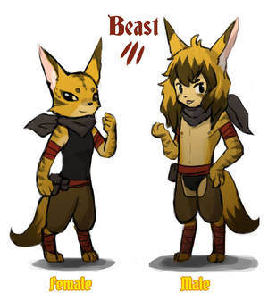 Reverse game stereotype design - Beast