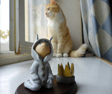 Max, Where the Wild Things are (in sculpey)