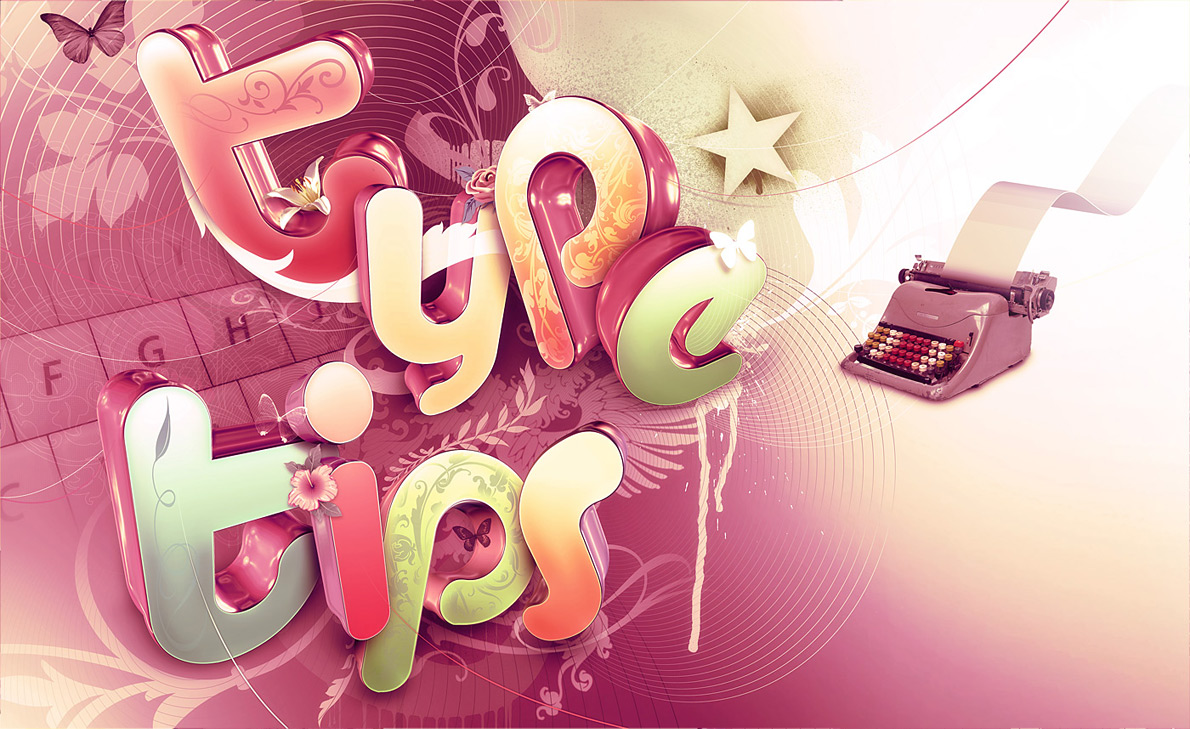 Type tips by Shinybinary