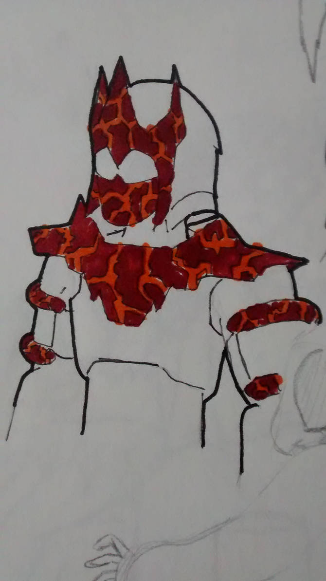 Lava Armor Test Coloring by Deterex525 on DeviantArt