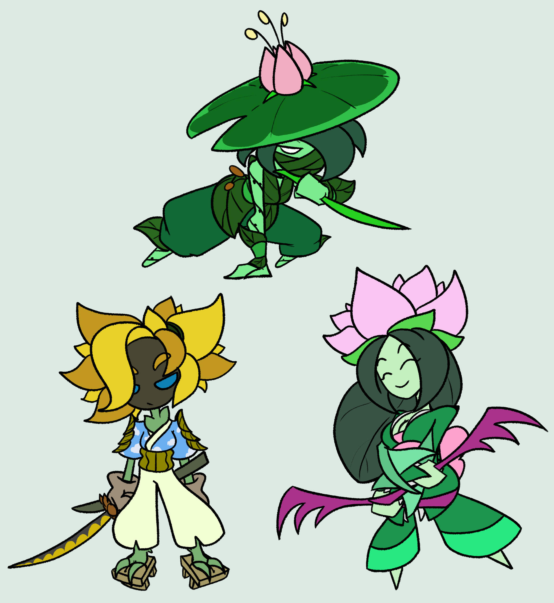 Chibi Plants by Deterex525 on DeviantArt