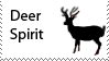 Deer spirit stamp by Blue-Shadow-Tiger