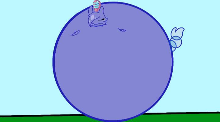 Bush Dog Inflatie Bubble dog blueberry inflation by Sparklegirl52779 on DeviantArt