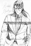 BLEACH: Kuchiki Byakuya -suit- by blackstorm