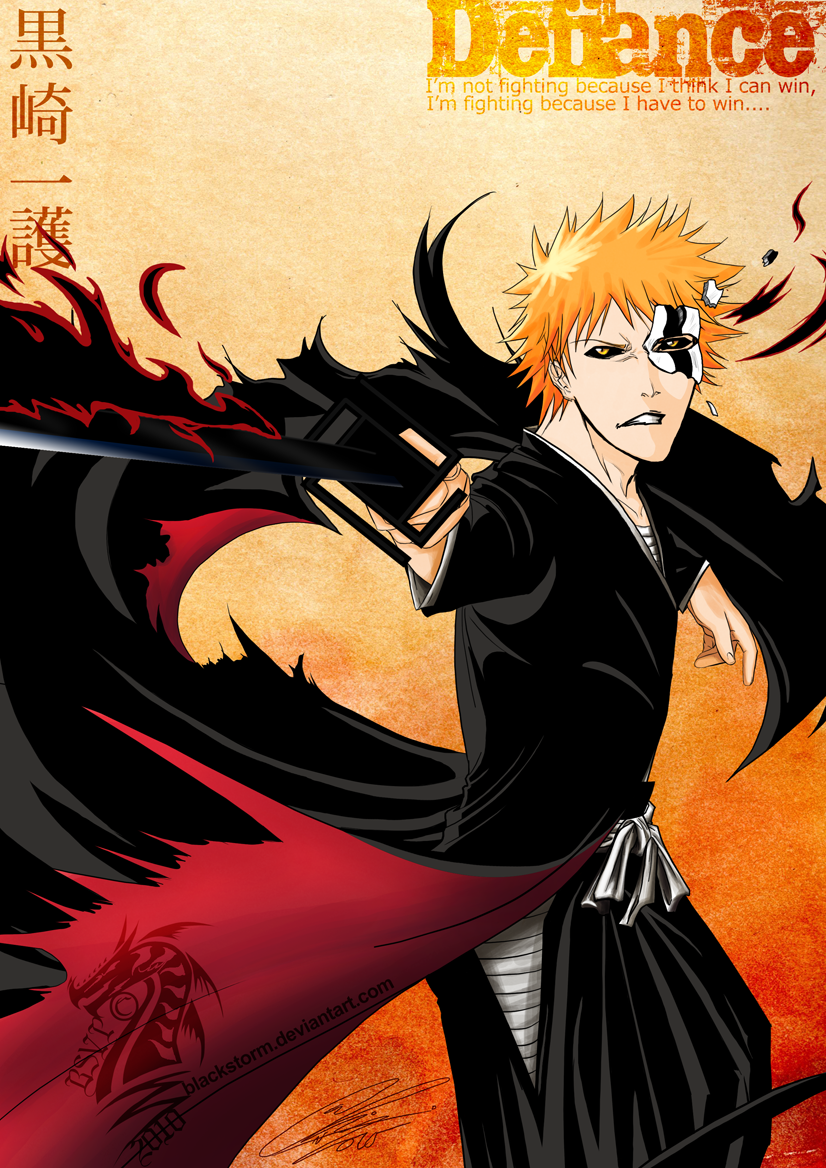 Ichigo wallpaper  Bleach pictures, Bleach, Digital art poster