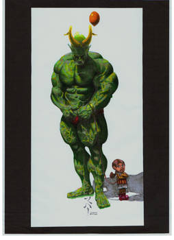 I SAID A UNICORN aka THE INCREDIBLE SULK. coloured